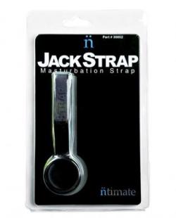 lovesextoys Jackstrap masturbation strap From ntimate comes the JackStrap Masturbation Strap. What you are looking at is an utterly new type of sex toy for guys, created to take jacking off to an entirely crazy new level. This simple silicone strap loosel