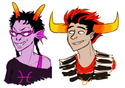 messy doodles of meenah and rufioh