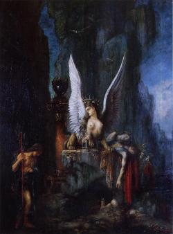 Oedipus Wanderer Gustave Moreau - circa 1888