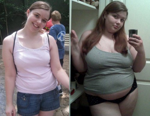 Teenage girl weight gain