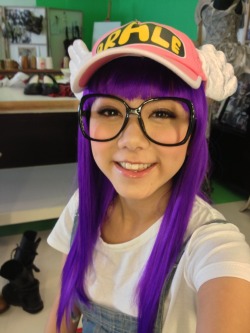 taiwanese-stars:  G.E.M dressed up as Arale (from Dr Slump) 