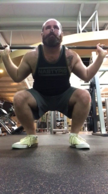 Working on my squat form.More of Me